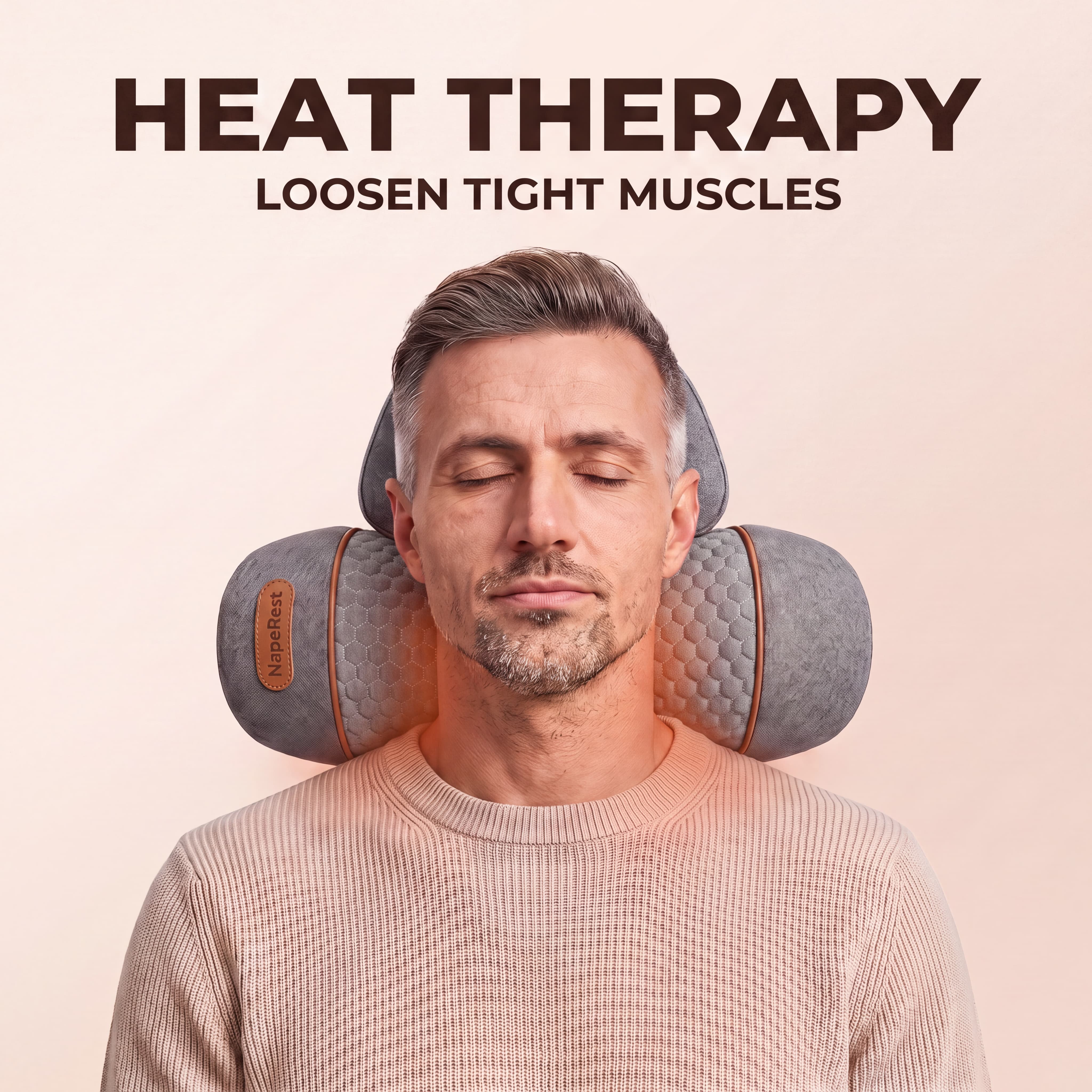 NapeRest™ Heated Neck Traction Pillow