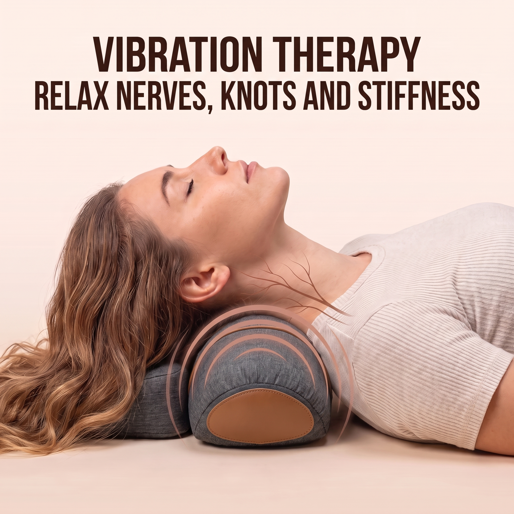 NapeRest™ Heated Neck Traction Pillow